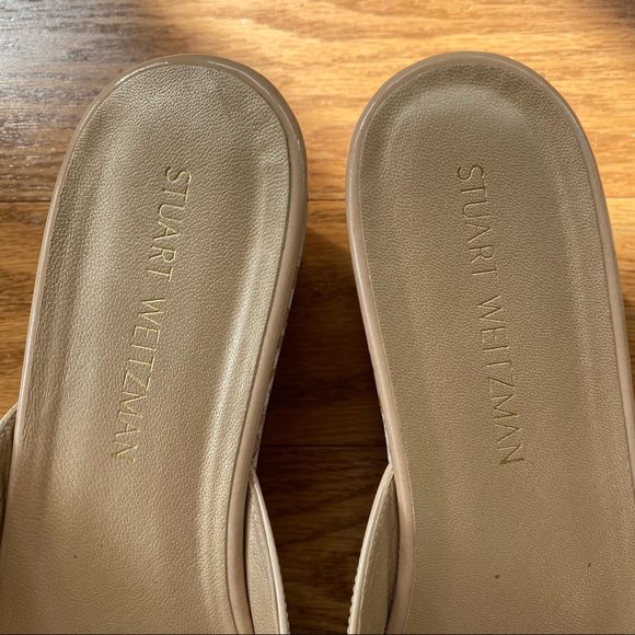 Stuart Weitzman wedged sandals. - Picture 7 of 9